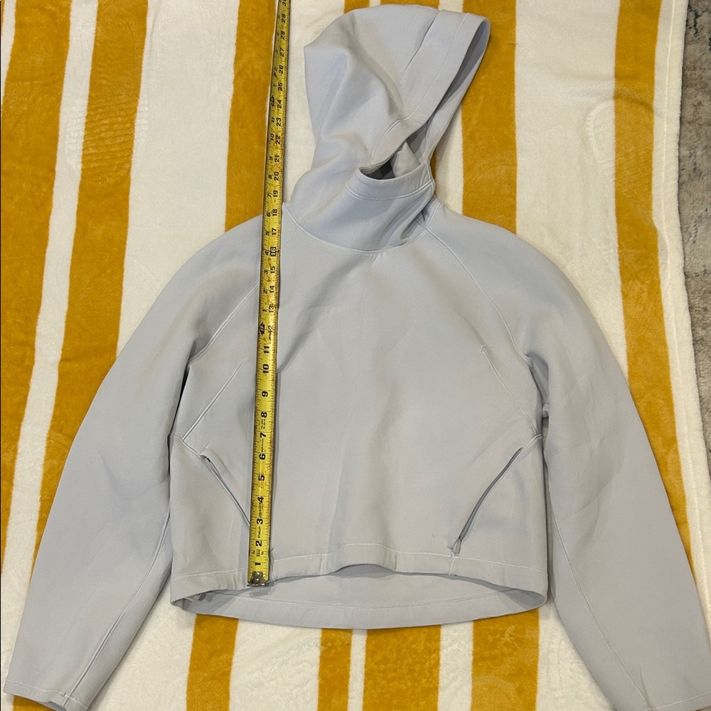 Lululemon Athletica Light Gray Hooded Jacket